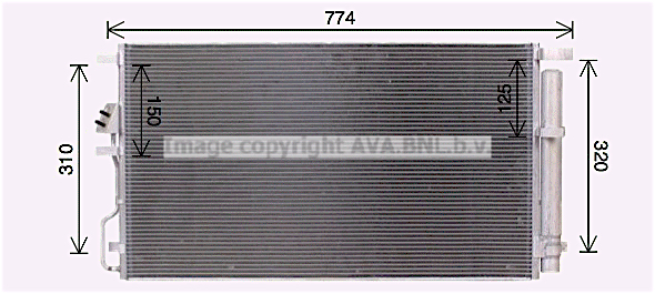 Skraplacz klimatyzacji AVA QUALITY COOLING KA5301D