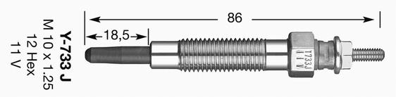 Świeca żarowa NGK 6592