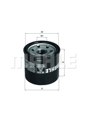 Filtr oleju MAHLE OC 574