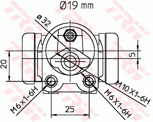 Cylinderek TRW BWD303