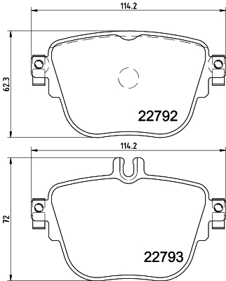 Klocki hamulcowe HELLA 8DB 355 032-161