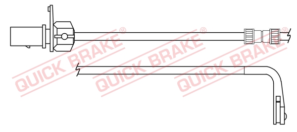Czujnik zużycia klocków QUICK BRAKE WS 0391 A