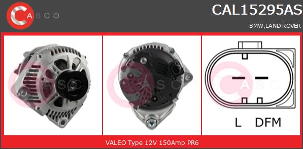 Alternator CASCO CAL15295AS