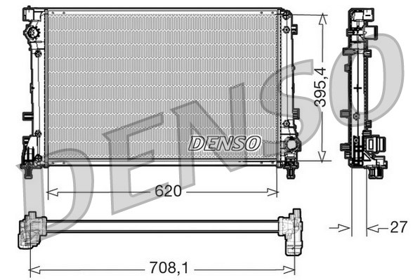 Chłodnica DENSO DRM09163