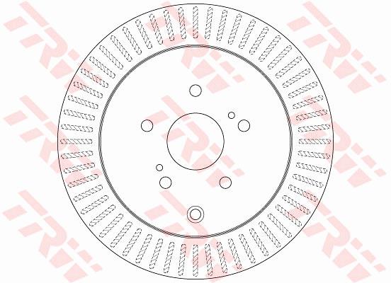 Tarcza hamulcowa TRW DF6351