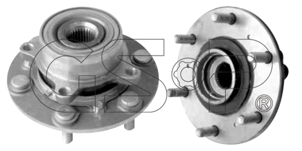 Zestaw łożysk koła GSP 9330007