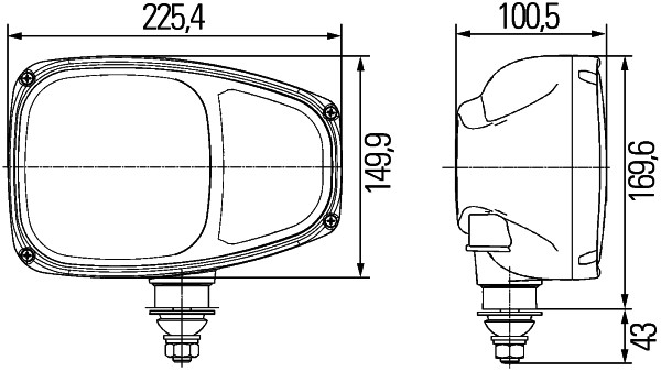 Reflektor HELLA 1EE 996 174-401