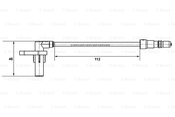 Czujnik ABS BOSCH 0 265 007 439