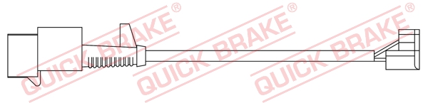 Czujnik zużycia klocków QUICK BRAKE WS 0282 A