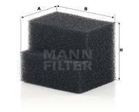 Filtr, odpowietrzenie komory korbowej MANN-FILTER LC 5008