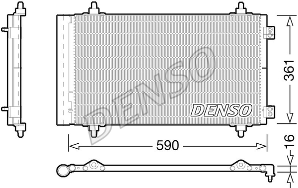 Skraplacz klimatyzacji DENSO DCN21018