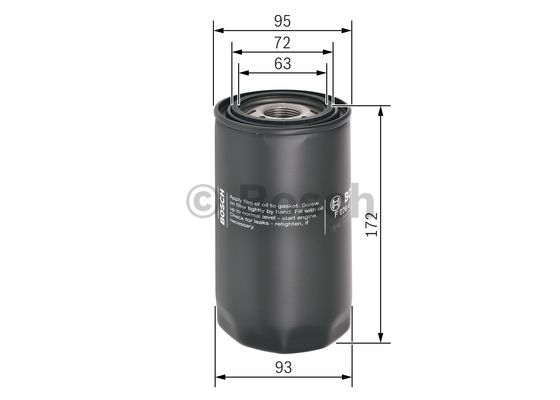 Filtr oleju BOSCH F 026 407 101
