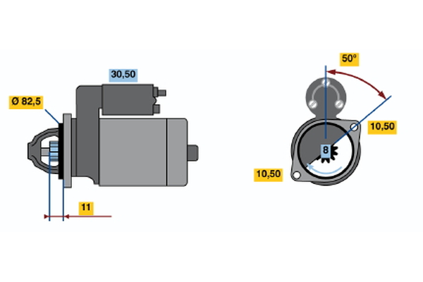 Alternator BOSCH 1 986 A01 320