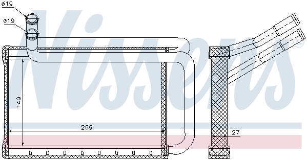 Nagrzewnica NISSENS 77636