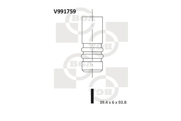 Zawór ssący BGA V991759