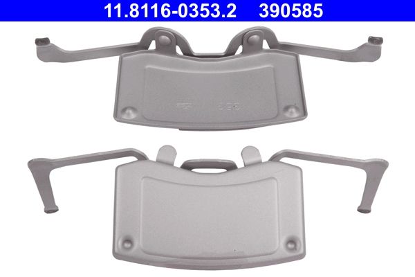 Sprężyna zacisku hamulca ATE 11.8116-0353.2