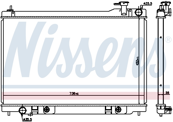 Chłodnica NISSENS 68119