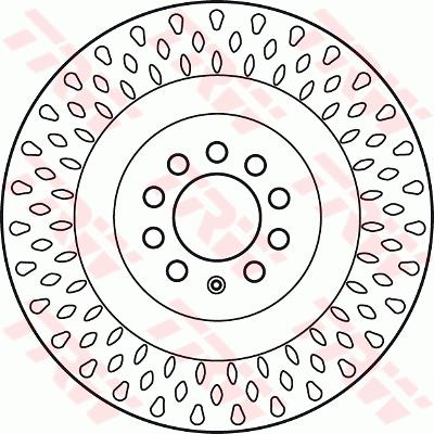 Tarcza hamulcowa TRW DF6011S