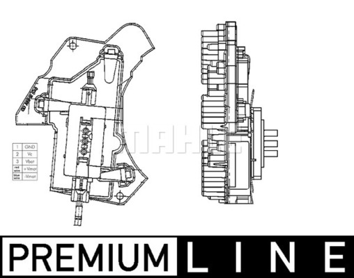 Regulator nawiewu MAHLE ABR 24 000P