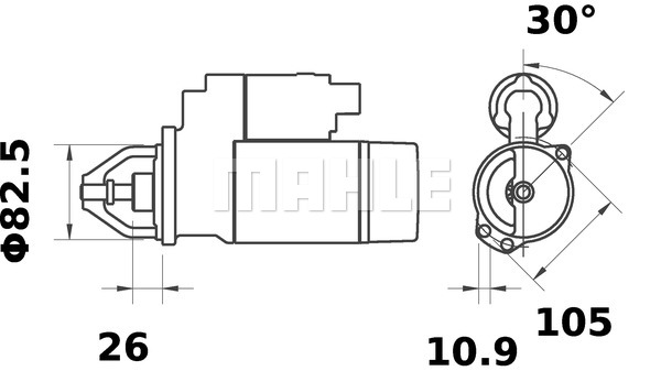 Rozrusznik MAHLE MS 219