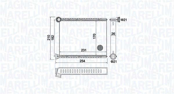 Nagrzewnica MAGNETI MARELLI 350218473000