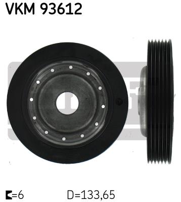 Koło pasowe wału korbowego SKF VKM 93612