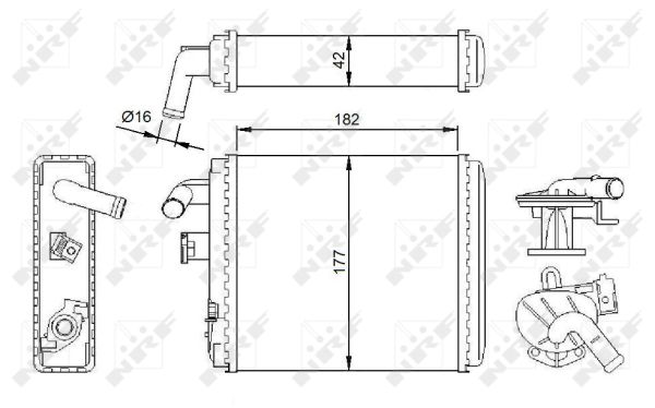 Nagrzewnica NRF 54282