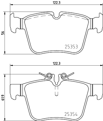 Klocki hamulcowe HELLA 8DB 355 021-831