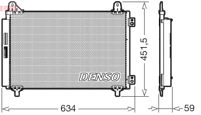 Skraplacz, klimatyzacja DENSO DCN21034