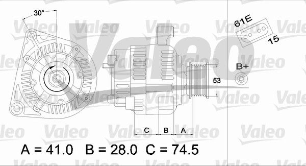 Alternator VALEO 437320
