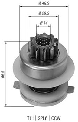 Bendiks rozrusznika MAGNETI MARELLI 940113020155