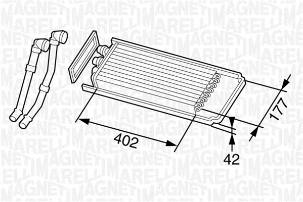 Nagrzewnica MAGNETI MARELLI 350218325000