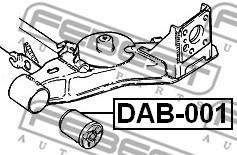 Tuleja wahacza FEBEST DAB-001