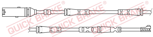 Czujnik zużycia klocków QUICK BRAKE WS 0417 A