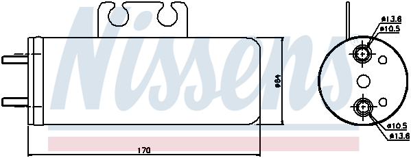 Osuszacz klimatyzacji NISSENS 95316