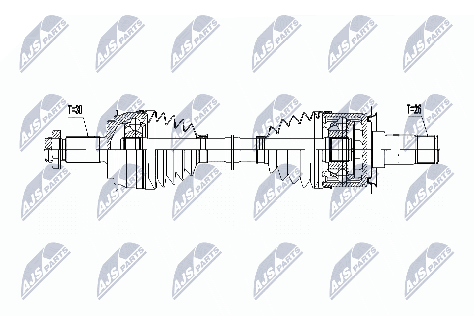 Wał napędowy NTY NPW-ME-072