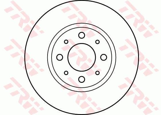 Tarcza hamulcowa TRW DF2621