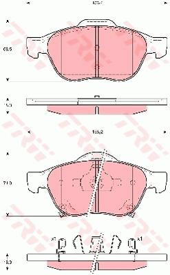 Klocki hamulcowe TRW GDB3335