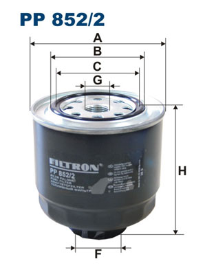 Filtr paliwa FILTRON PP852/2