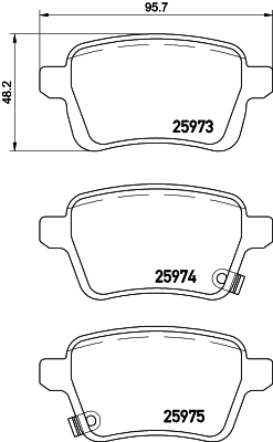 Klocki hamulcowe HELLA 8DB 355 021-441