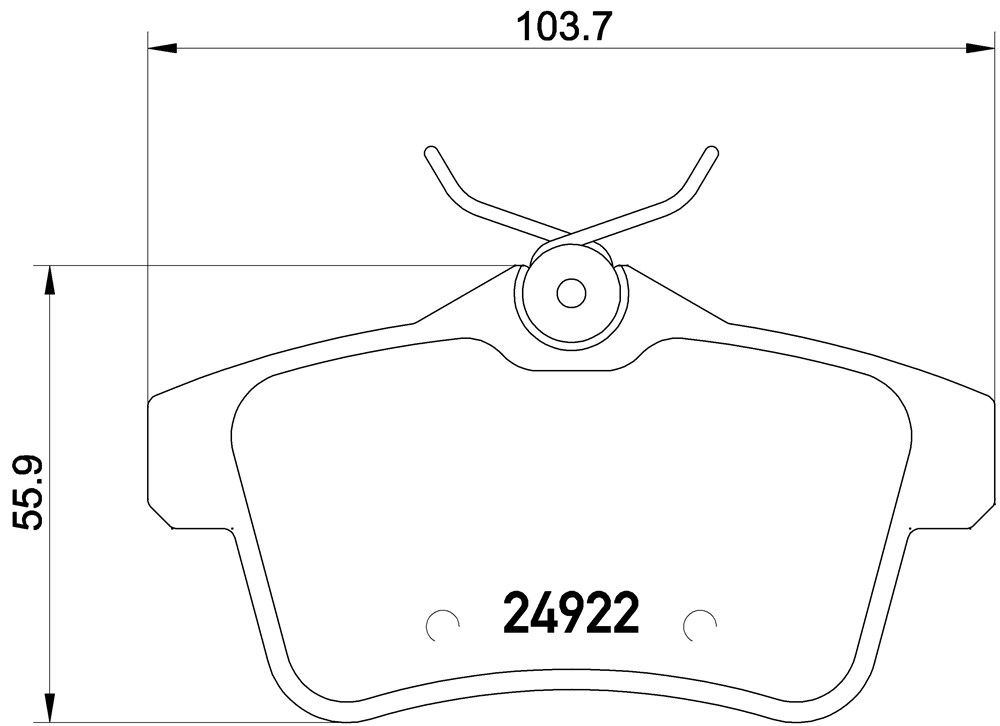 Klocki hamulcowe BREMBO P 61 114X