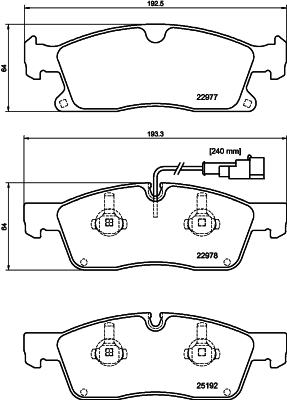 Klocki hamulcowe HELLA 8DB 355 039-871