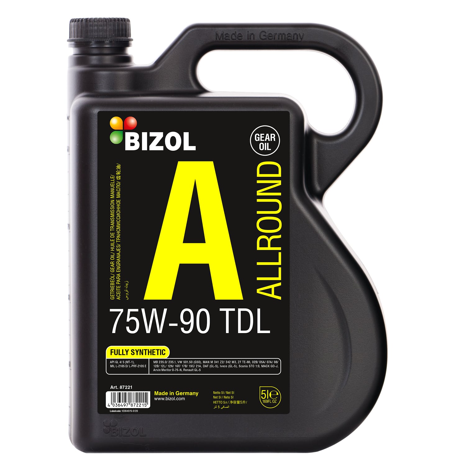 OLEJ BIZOL ALLROUND GEAR TDL 75W-90 5L