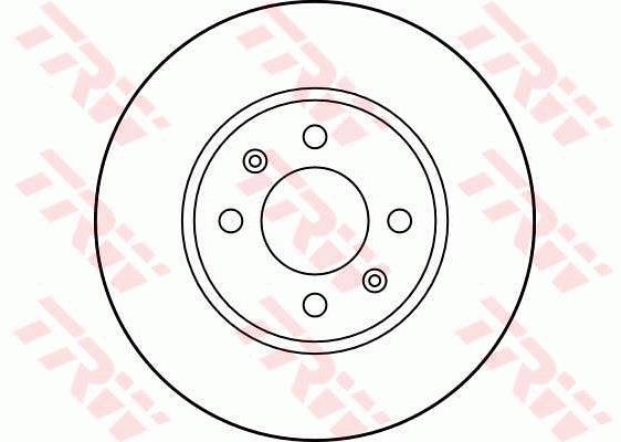 Tarcza hamulcowa TRW DF1627