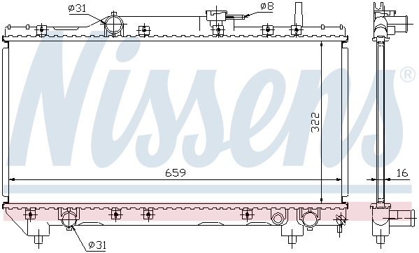Chłodnica NISSENS 64838A