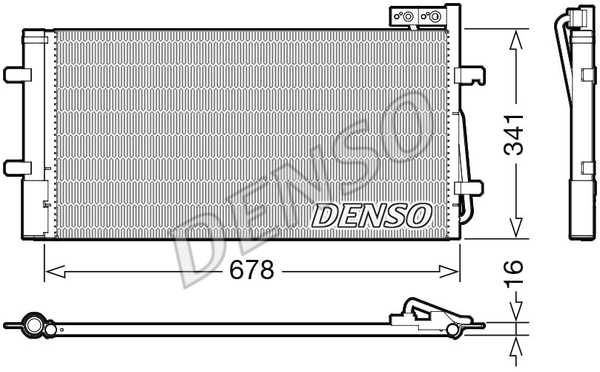 Skraplacz klimatyzacji DENSO DCN02035