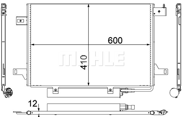 Skraplacz klimatyzacji MAHLE AC 369 000P