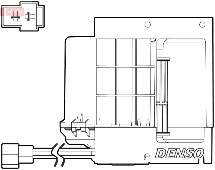 Wentylator wewnętrzny DENSO DEA17033