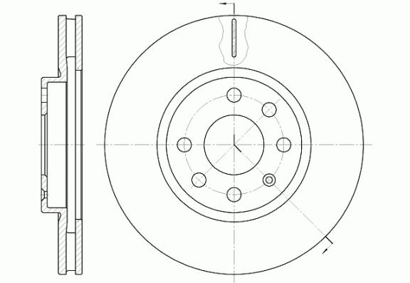 Tarcza hamulcowa REMSA 6611.10
