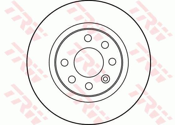 Tarcza hamulcowa TRW DF2748